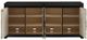 Currey & Company Karlson Caviar Black/Stained Vellum Credenza-1
