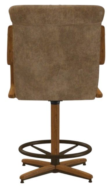 Chromcraft™ Customizable Denton Counter Chair with Metal Footrest-4