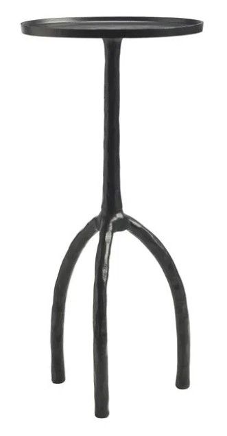 Renwil® Konsta Matte Black Side table-0