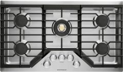 Monogram® 36" Stainless Steel Deep-Recessed Natural Gas Cooktop