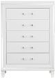 Homelegance® Tamsin White Metallic Chest-2