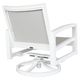 CabanaCoast® Customizable Millcroft Aluminum Outdoor Lounge Swivel Rocker Chair-2