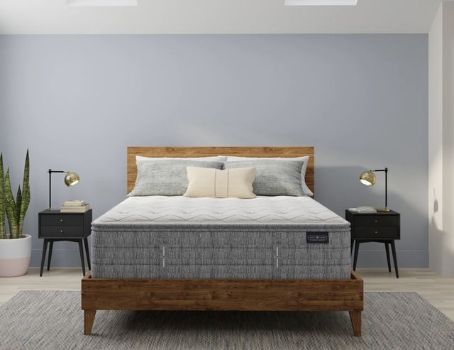King Koil® Scott Living Melrose Trimline 16" Wrapped Coil Medium Euro Top King Mattress-2