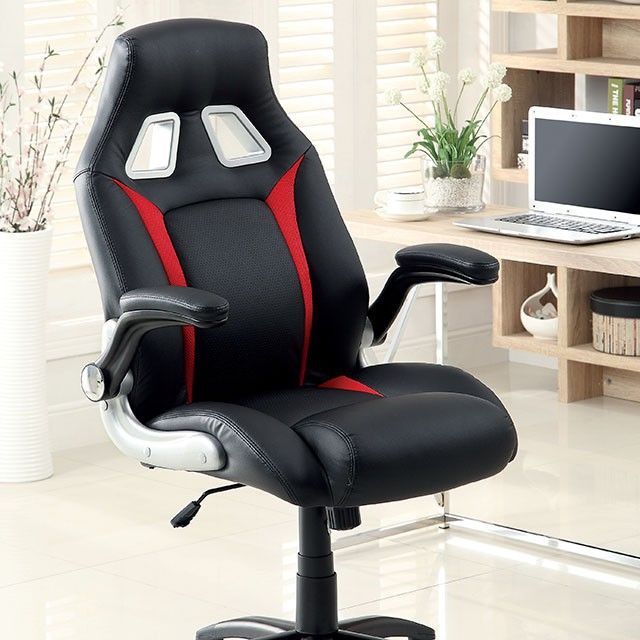 Furniture of America® Argon Black Office Chair-1