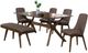 Winners Only® Santana Brown Boat Shaped Dining Table-3