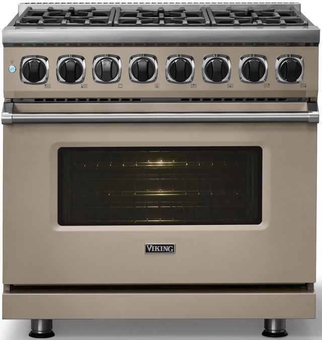 Viking® 7 Series 36" Nantucket Pro Style Dual Fuel Range-2