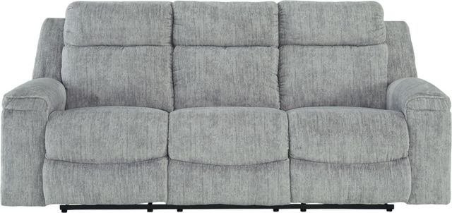Benchcraft® Buntington Pewter Manual Reclining Sofa-2