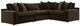 Benchcraft® Maxton Heights 4-Piece Bittersweet L-Shape Sectional-0