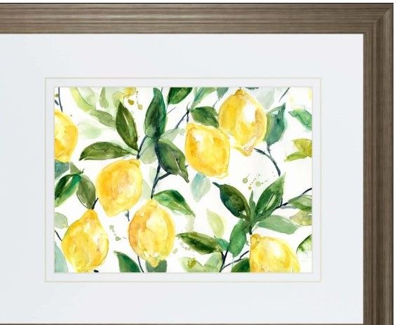 Classy Living Carol Robinson Lemony Branches Wall Art-1