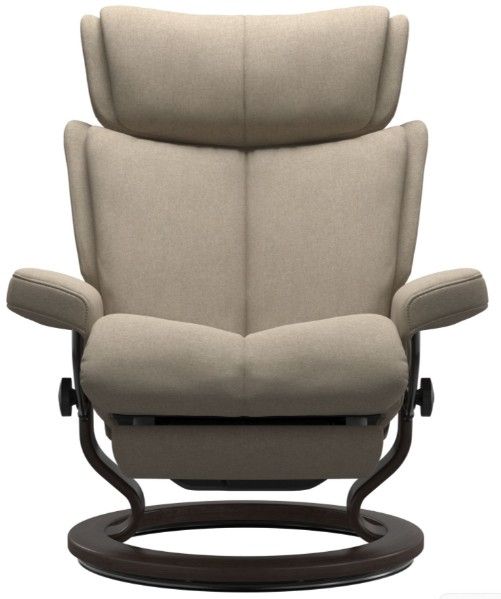 Stressless® by Ekornes® Customizable Magic Medium Power Recliner with Classic Base-2