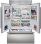 Sub-Zero® Classic 48" 28.9 Cu. Ft. Stainless Steel Smart French Door Refrigerator with Internal Dispenser-2