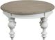 Riverside Furniture Jameson Antique Oak Coffee Table with Pale Taupe Base-1