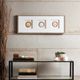 Olliix by Madison Park Natural Agate Trio Natural 100% Real Stone Framed Graphic-3