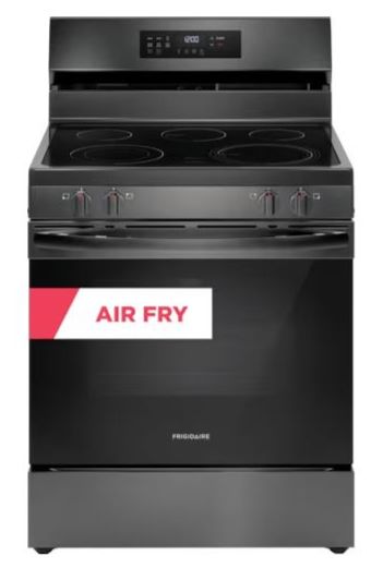 Frigidaire® 30" Black Stainless Steel Freestanding Electric Range -0