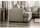 Furniture of America® Angelia 3-Piece Light Gray Right-Arm Facing Sectional and Chaise-2