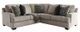 Signature Design by Ashley® Bovarian 2-Piece Stone Sectional with Ottoman Set-1