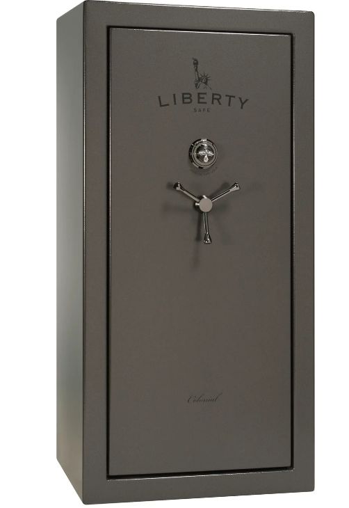 Liberty Safe Colonial Gray Marble 30 Mechanical Gun Safe-0