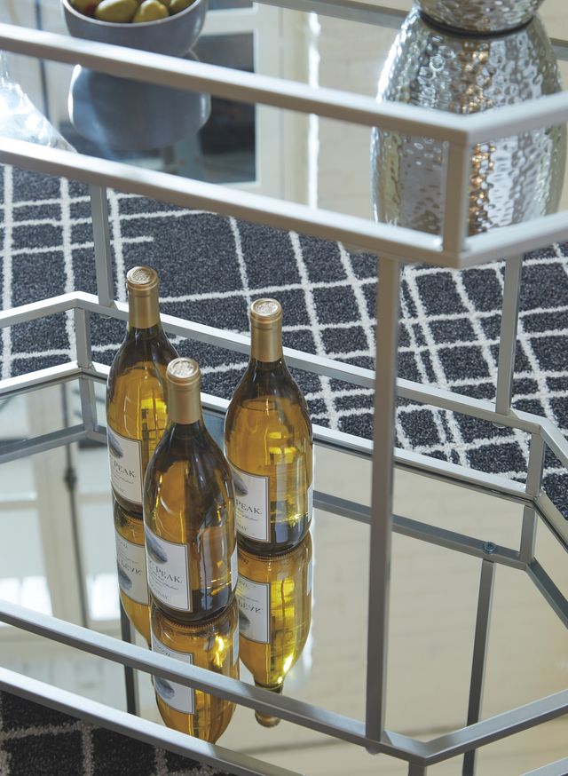 Signature Design by Ashley® Kadinburg Silver Bar Cart-4