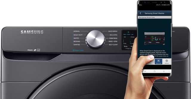 Samsung 4.5 Cu. Ft. Fingerprint Resistant Black Stainless Steel Front Load Washer-1