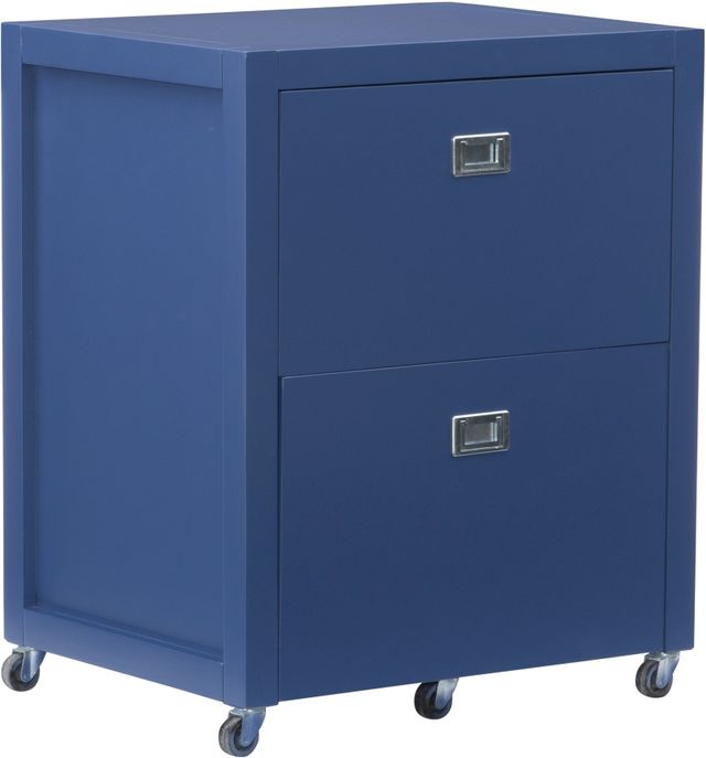 Linon Peggy Navy File Cabinet-1