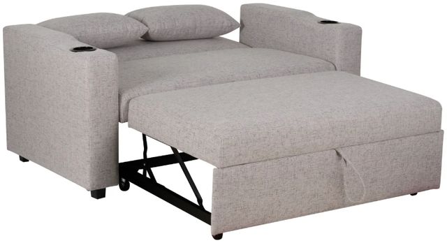 Linon Loren Gray Sofa Bed-2