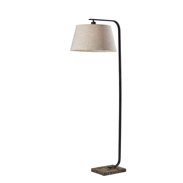 Adesso® Bernard Black Floor Lamp-0