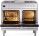 Ilve® Professional Plus II 40" Stainless Steel Pro Style Dual Fuel Range-1