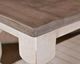 Horizon Home® Bay View Brown Sofa Table with Off-White Base -3