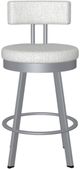 Amisco Barry Magnetite/Pixel Swivel Counter Stool-1
