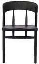 Four Hands Buxton Black Rush Dining Chair-1