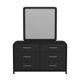 Elements International Ridgemont Black 3pc King Storage Bedroom-2