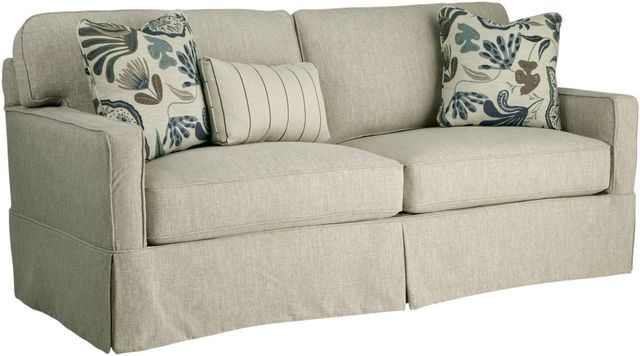 Craftmaster® Customizable Soft Haven 2 Over 2 Sofa with Slipcover-0