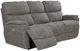 La-Z-Boy® Trouper Charcoal Power Reclining Sofa with Headrest-1