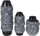 Crestview Collection Stony Brook 3-Piece Black Vase Set-0