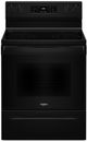 Whirlpool® 30" Black Freestanding Electric Range-0