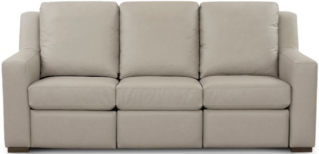 Bassett® Furniture Customizable BenchMade Motion Somers Leather Power Reclining Mechanism Sofa-1