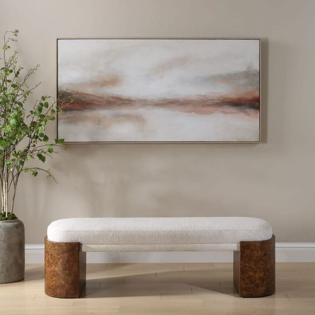 Uttermost® Haze In The Horizon Cinnamon/Deep Russet Landscape Painting-1
