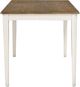 HH2 Home Bayberry White Counter Height 54” Extension Table with Driftwood Top-1