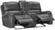 Albany Industries Winslow Gray Manual Reclining Loveseat-3