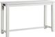 Elements International Stone White Occasional Bar Table Set-1