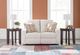 Signature Design by Ashley® Danum Stone Reclining Loveseat-5
