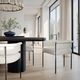 TOV Furniture Taylor Black/Cream Dining Chair-1