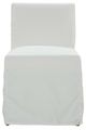 Robin Bruce Customizable Odessa Slip Dining Armless Chair with Casters-1