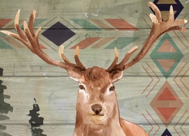 Classy Art Elk by ND Art Wall Art-1