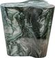 TOV Furniture Slab Gray 18" Marble Concrete Indoor/Outdoor Side Table-3