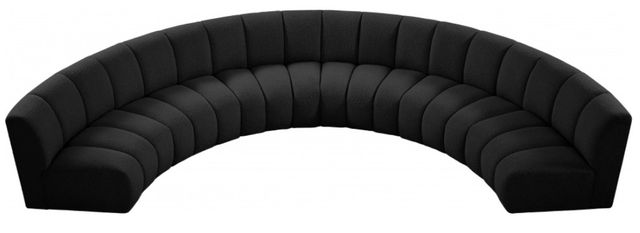 Meridian Furniture Infinity 6-Piece Black Modular Sectional Set-1