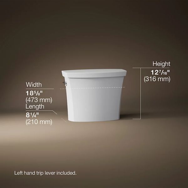 KOHLER® Kelston® White Toilet Tank, 1.28 gpf-4