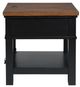 Signature Design by Ashley® Wildenauer Brown End Table with Black Base-3