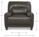 La-Z-Boy® Draper Oak Leather Chair-4