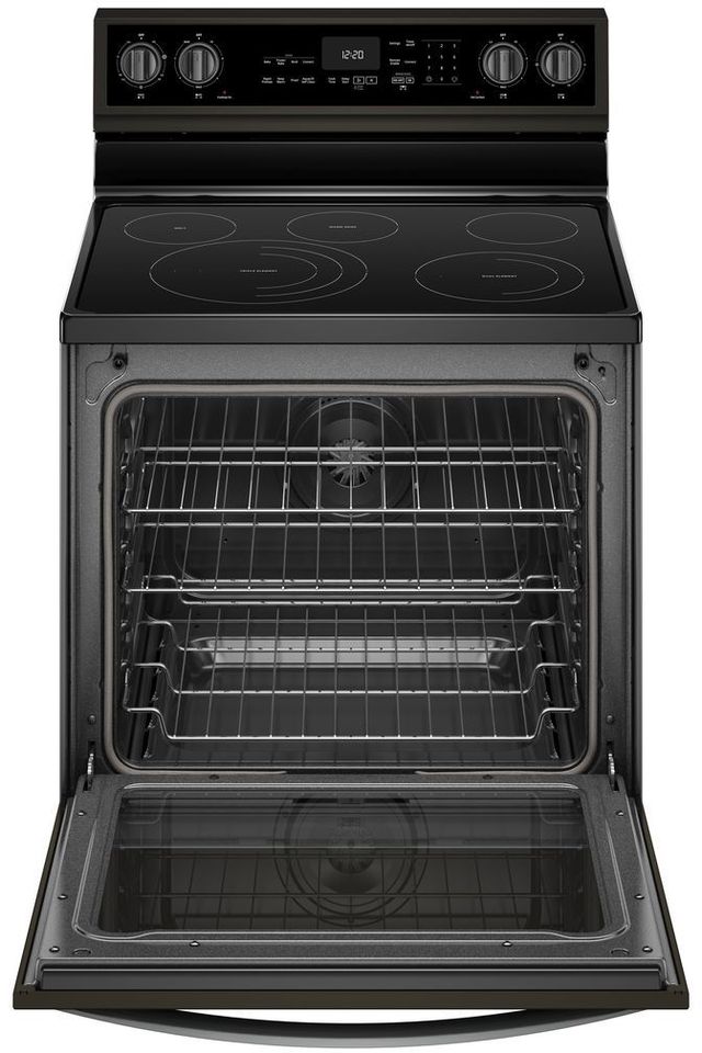 Whirlpool® 30" Fingerprint Resistant Black Stainless Steel Freestanding Electric Range-2